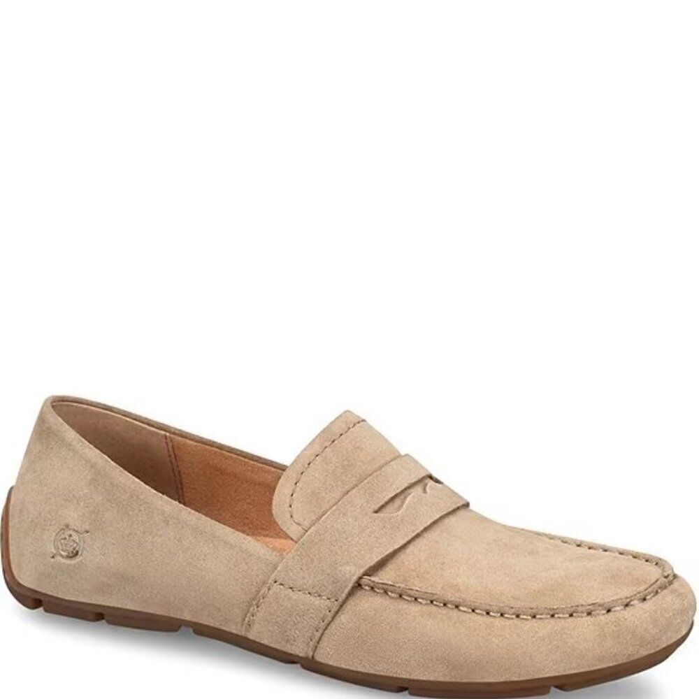 Born Beige Suede Loafers